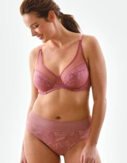 Soutien-gorge Minimiseur En Tulle Et Dentelle Camana - Avec Armatures -Célèbre Lingerie Magasin 701867 C01 zoomx vue6