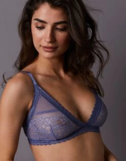 Soutien-gorge Forme Triangle Dentelle Stretch Et Plumetis Talara - Sans Armatures -Célèbre Lingerie Magasin 701876 C08 zoomx vue5