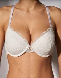 Soutien-gorge Forme Corbeille Dentelle Stretch Lacé Dos Nazca - Avec Armatures -Célèbre Lingerie Magasin 701882 C00 zoomx vue4