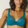 Soutien-gorge Tropea Uni Et Imprimé Feuillage Avec Armatures - Lot De 2 -Célèbre Lingerie Magasin 701895 C00 zoomx