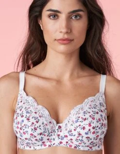 Bestform Soutien-gorge Emboîtant Emily Coton Stretch Imprimé Fleuri - Avec Armatures -Célèbre Lingerie Magasin 701911 C01 zoomx vue3