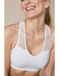 Soutien-gorge Brassière Coton Dos Dentelle - Lot De 2 12 Soutien-gorge Brassière Coton Dos Dentelle - Lot De 2 -Célèbre Lingerie Magasin 701920 C02 zoomx vue3