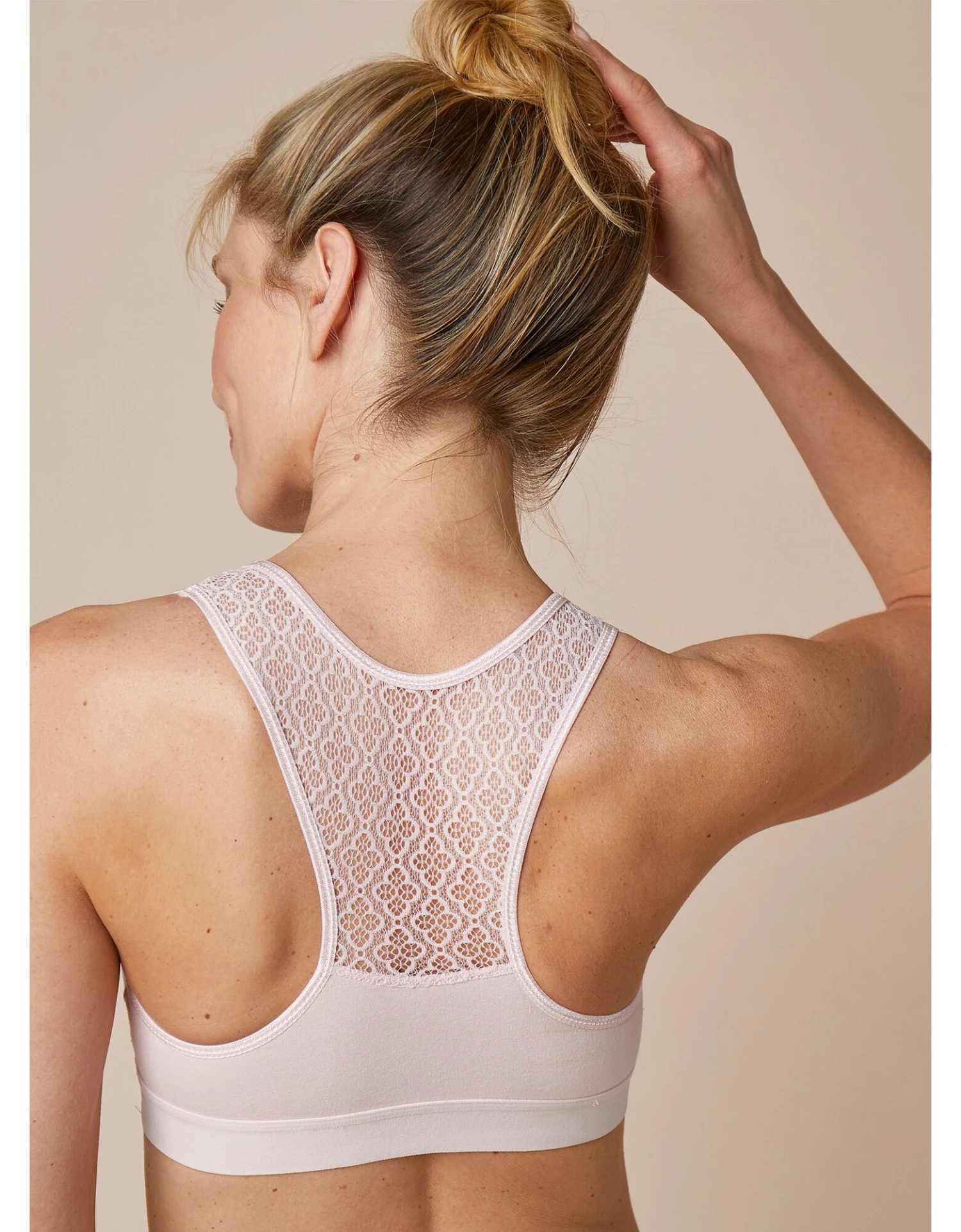 Soutien-gorge Brassière Coton Dos Dentelle - Lot De 2 8 Soutien-gorge Brassière Coton Dos Dentelle - Lot De 2 – Image 6