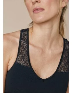 Soutien-gorge Brassière Coton Dos Dentelle - Lot De 2 -Célèbre Lingerie Magasin 701920 C03 zoomx vue4