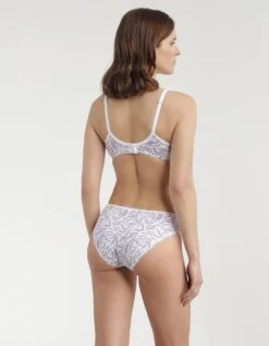 DIM Soutien-gorge Generous Coton Bio(1) Imprimé Bambou - Avec Armatures -Célèbre Lingerie Magasin 701925 C01 zoomx vue4