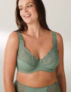 Soutien-gorge Forme Emboîtante Tulle Brodé Stretch Et Microfibre Batlow- Avec Armatures