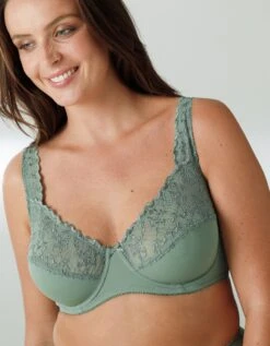 Soutien-gorge Forme Emboîtante Tulle Brodé Stretch Et Microfibre Batlow- Avec Armatures -Célèbre Lingerie Magasin 701964 C01 zoomx vue4