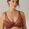 Soutien-gorge Minimiseur En Tulle Et Dentelle Taripa - Avec Armatures