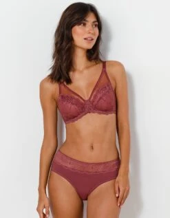 Soutien-gorge Minimiseur En Tulle Et Dentelle Taripa - Avec Armatures -Célèbre Lingerie Magasin 701965 C01 zoomx vue5