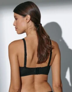 Soutien-gorge Forme Foulard Plumetis Et Tulle Brodé Avec Basque Lolak -sans Armatures -Célèbre Lingerie Magasin 701983 C00 zoomx vue3