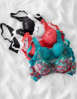 Soutien Gorge Uni Brodé Olbia - Avec Armatures -Célèbre Lingerie Magasin 701985 C01 zoomx vue5