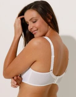 Soutien-gorge Grand Maintien Maille Satinée Et Tulle - Avec Armatures -Célèbre Lingerie Magasin 701986 C00 zoomx vue4