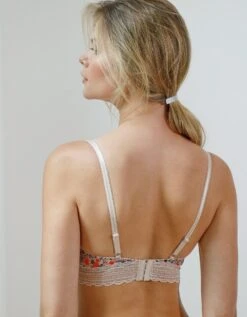 Soutien-gorge Microfibre Imprimée Forme Triangle Wono- Sans Armatures -Célèbre Lingerie Magasin 701989 C01 zoomx vue3