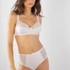 Soutien-gorge Coton Dentelle Uni Coria - Sans Armatures -Célèbre Lingerie Magasin 701993 C16 zoomx