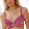 Soutien-gorge Dentelle Coria Imprimé Fleuri - Avec Armatures -Célèbre Lingerie Magasin 701997 C01 zoomx
