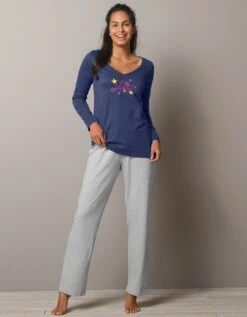 Tee-shirt De Pyjama Manches Longues Imprimé Estrella