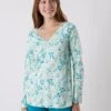 Tee-shirt Pyjama Manches Longues Imprimé Floral 2 Tee-shirt Pyjama Manches Longues Imprimé Floral -Célèbre Lingerie Magasin 703073 C01 zoomx