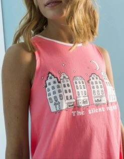 Pyjama Short Fantaisie Ville étoilée -Célèbre Lingerie Magasin 703082 00 4