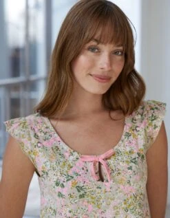 Nuisette Volantée Imprimé Fleuri -Célèbre Lingerie Magasin 703088 C01 zoomx vue4