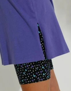 Pyjama Cycliste Coton Imprimé Coeur -Célèbre Lingerie Magasin 703108 C01 zoomx vue5