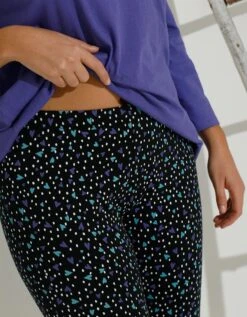 Pyjama Legging Coton Imprimé Coeur -Célèbre Lingerie Magasin 703109 C01 zoomx vue5