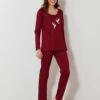 Pyjama Manches Longues Coton Imprimé « oiseaux » -Célèbre Lingerie Magasin 703127 C01 zoomx