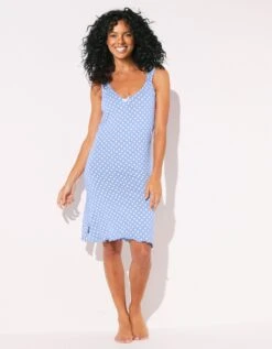 Nuisette Imprimée Pois