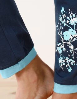 Pantalon De Pyjama – Uni Marine -Célèbre Lingerie Magasin 703154 C01 zoomx vue6