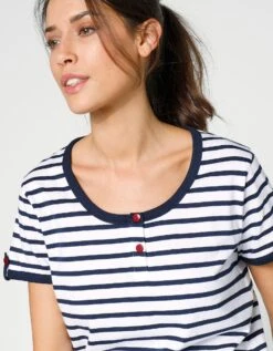 Pyjama Pantacourt Coton Manches Courtes -Célèbre Lingerie Magasin 703173 C01 zoomx vue3