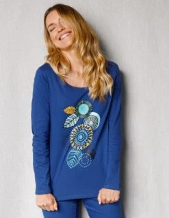 Pyjama Manches Longues Motif "rosaces" -Célèbre Lingerie Magasin 703207 C01 zoomx vue6