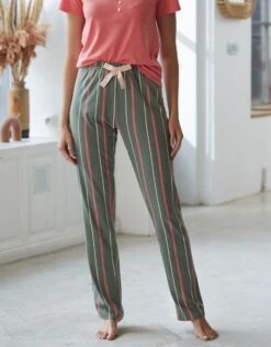 Pantalon Pyjama Imprimé Rayures