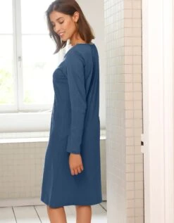 Chemise De Nuit Longue - Imprimé Fantaisie 8 Chemise De Nuit Longue - Imprimé Fantaisie -Célèbre Lingerie Magasin 703219 C00 zoomx vue3