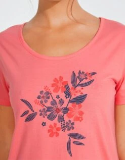 Chemise De Nuit Courte Imprimé Fleurs -Célèbre Lingerie Magasin 703458 C01 zoomx vue5