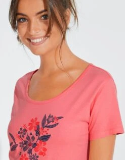 Chemise De Nuit Courte Imprimé Fleurs -Célèbre Lingerie Magasin 703458 C01 zoomx vue6