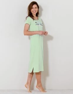 Chemise De Nuit Longue Imprimé "Libellule"