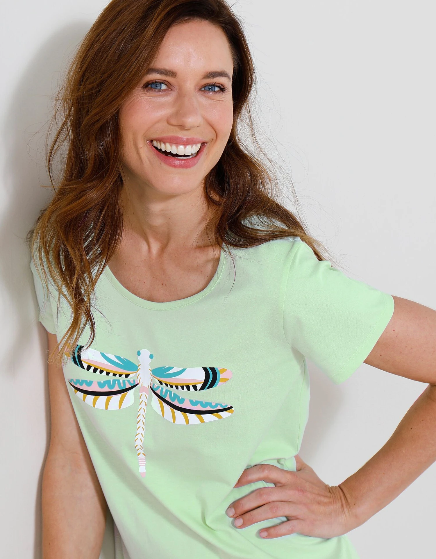 Chemise De Nuit Longue Imprimé "Libellule" 5 Chemise De Nuit Longue Imprimé "Libellule" – Image 3