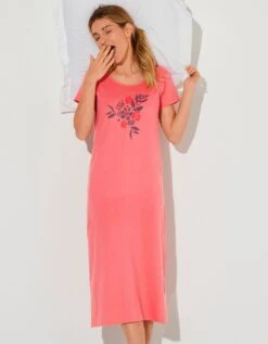 Chemise De Nuit Longue Imprimé "bouquet" -Célèbre Lingerie Magasin 703564 C01 zoomx vue4