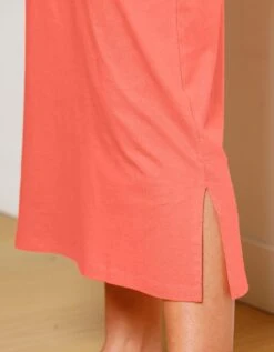 Chemise De Nuit Longue Manches Courtes Motif "panda Roux" -Célèbre Lingerie Magasin 703574 C01 zoomx vue4