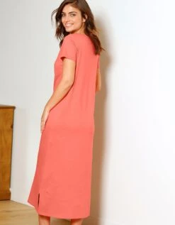 Chemise De Nuit Longue Manches Courtes Motif "panda Roux" -Célèbre Lingerie Magasin 703574 C01 zoomx vue5