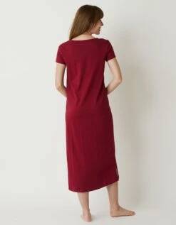 Chemise De Nuit Longue Manches Courtes Motif "papillons" 10 Chemise De Nuit Longue Manches Courtes Motif "papillons" -Célèbre Lingerie Magasin 703594 C01 zoomx vue4