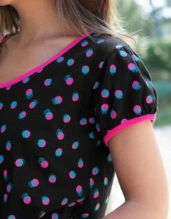 Tee-shirt Manches Courtes Coton Enjoy Imprimé Pois 13 Tee-shirt Manches Courtes Coton Enjoy Imprimé Pois -Célèbre Lingerie Magasin 703595 C01 zoomx vue5