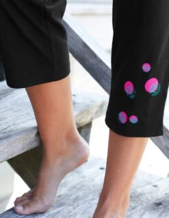 Pantacourt Pyjama Enjoy Uni Imprimé Placé -Célèbre Lingerie Magasin 703598 C01 zoomx vue5