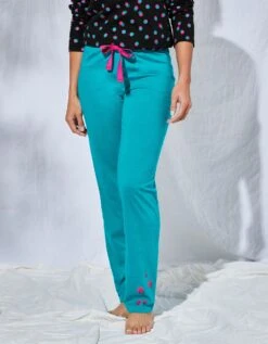 Pantalon Pyjama Coton Enjoy Uni Imprimé Placé