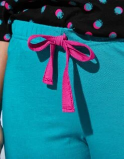 Pantalon Pyjama Coton Enjoy Uni Imprimé Placé -Célèbre Lingerie Magasin 703603 C02 zoomx vue4