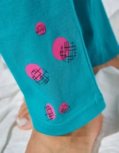 Pantalon Pyjama Coton Enjoy Uni Imprimé Placé -Célèbre Lingerie Magasin 703603 C02 zoomx vue6