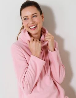 Pyjama Pantalon Col Boule Maille Polaire -Célèbre Lingerie Magasin 703615 C01 zoomx vue6