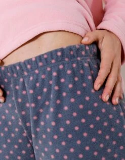 Pyjama Pantalon Col Boule Maille Polaire -Célèbre Lingerie Magasin 703615 C01 zoomx vue7