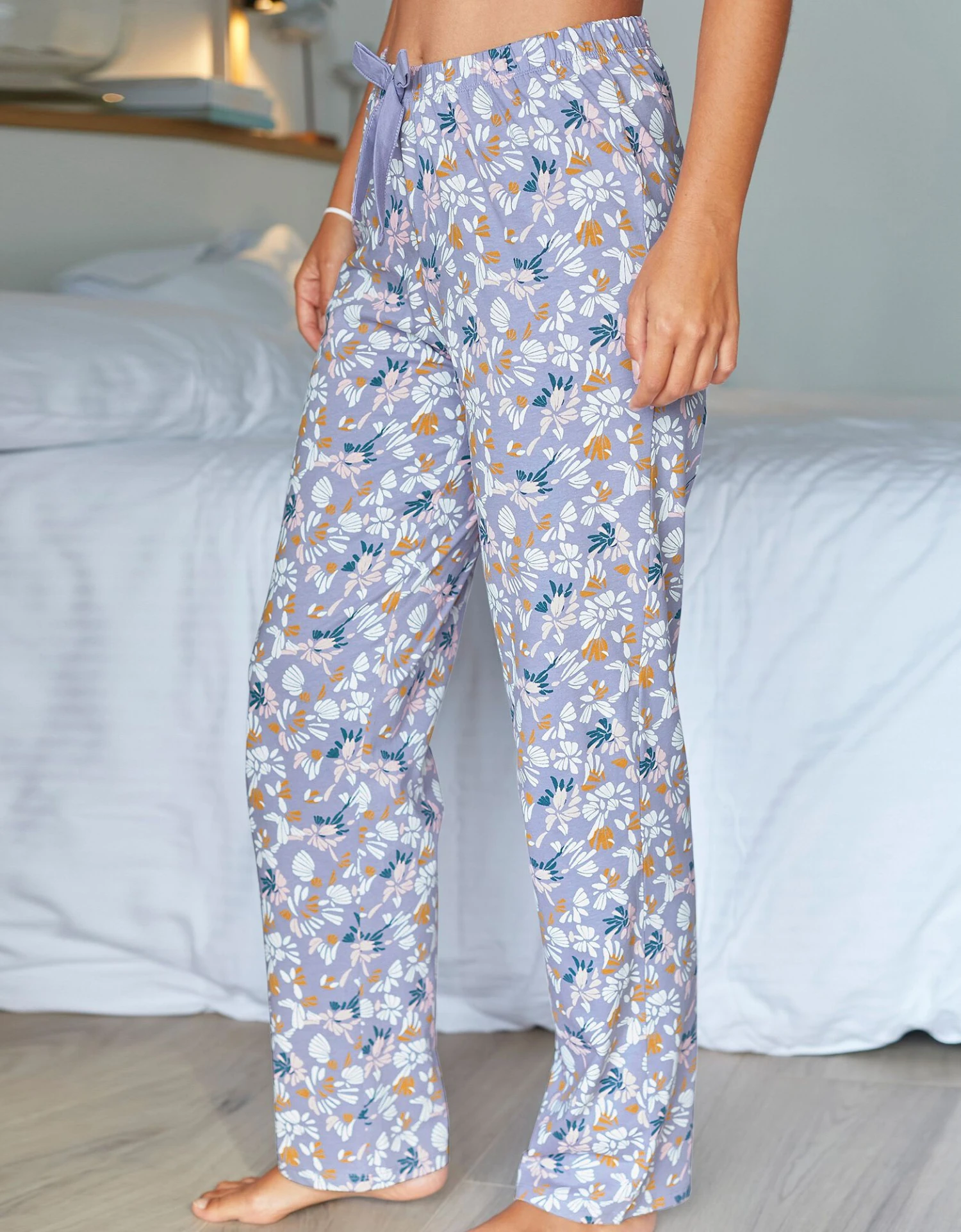 Pantalon Pyjama Coton Imprimé "pétales" 8 Pantalon Pyjama Coton Imprimé "pétales" – Image 6