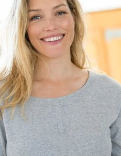 Tee-shirt Pyjama Manches Longues Uni Coton 9 Tee-shirt Pyjama Manches Longues Uni Coton -Célèbre Lingerie Magasin 703631 C01 zoomx vue3