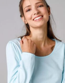 Tee-shirt De Pyjama Manches Longues Imprimé Base Fleurs 11 Tee-shirt De Pyjama Manches Longues Imprimé Base Fleurs -Célèbre Lingerie Magasin 703676 C00 zoomx vue3